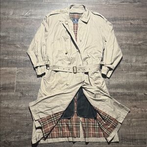 Burberry Belted Trench Coat 42R